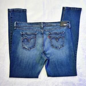 Levi's Demi Curve Low Rise Skinny Medium Wash Size W33 L32